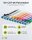 CAT 6A Patchkabel, S/FTP (PiMF), 1 m, Set in 10 Farben