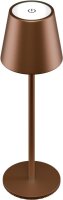Kabellose LED-Tischleuchte, Bronze