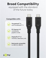 USB-C™-Kabel, USB4™, 100 W, 20 Gbit/s, Power...
