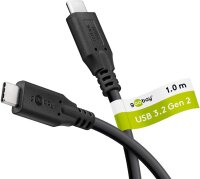 USB-C™-Kabel, USB 3.2, 100 W, 10 Gbit/s, Power...