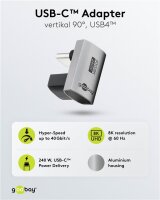 USB-C™-Adapter vertikal 90° kurz, USB4™
