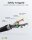 GHMT-zertifiziertes CAT 8.1 Patchkabel, S/FTP (PiMF), 1 m, schwarz, 10er-Set