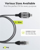 Ethernet-Kabel USB-C™ 3.1 auf RJ45, Slim, 3 m