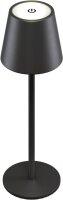 Kabellose LED-Tischleuchte, schwarz