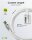 GHMT-zertifiziertes CAT 8.1 Patchkabel, S/FTP (PiMF), 3 m, weiß, 5er-Set
