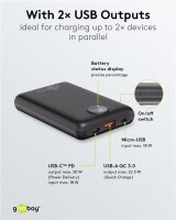 Powerbank Kompakt 10.000 mAh