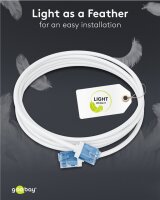 Ultraflexibles CAT 6A Patchkabel, slim, U/UTP, weiß