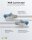 CAT 6A Patchkabel, S/FTP (PiMF), 1 m, grau, 10er-Set