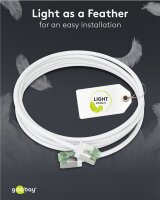 Ultraflexibles CAT 8.1 Patchkabel, slim, U/FTP, weiß