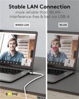 Ethernet-Kabel USB-A 3.0 auf RJ45, 3 m