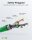 CAT 6A Patchkabel, S/FTP (PiMF), 3 m, grün, 5er-Set
