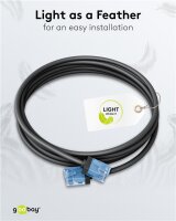 Ultraflexibles CAT 6A Patchkabel, slim, U/UTP, schwarz