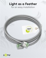 Ultraflexibles CAT 8.1 Patchkabel, slim, U/FTP, grau