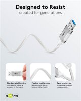 Ethernet-Kabel USB-A 3.0 auf RJ45, Slim, 5 m