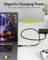 USB-C™-Kabel, USB4™, 100 W, 20 Gbit/s, Power Delivery, 2 m