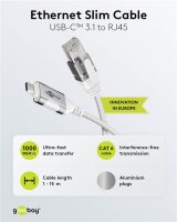 Ethernet-Kabel USB-C™ 3.1 auf RJ45, Slim, 10 m