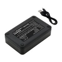 Dual-Ladegerät - DF-CNE170UH für Canon LC-E17 / LC-E17C / LP-E17 - Input: 5 Volt 2A; Output: 8,4 Volt 600mA