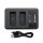 Dual-Ladegerät - DF-CNE170UH für Canon LC-E17 / LC-E17C / LP-E17 - Input: 5 Volt 2A; Output: 8,4 Volt 600mA