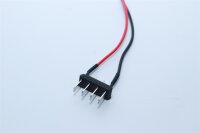 Akku-Ausgangskabel für eBike Silverfish-Akkus - Stecker mit 4 Pins - Kabellänge ca. 15cm