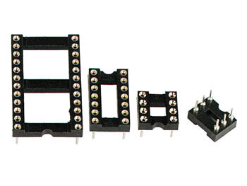 Velleman - 8PT - Präzisions-IC-Fassung, DIL, 8-Polig, 300MIL - 60 Stück im Set