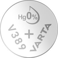 Set - Varta - V389 / SR54 - 1,55 Volt 81mAh Silberoxid-Zink - Knopfzelle, Uhrenbatterie - 10 Stück