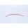 Schrumpfschlauch - 2:1 - 2,4mm auf 1,2mm - 1m rot polyolefin, selbst verlöschend