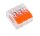 Connector HR221-413 - 3er Steckverbinder Drahtblockklemme Klemme Klemmenkabel wiederverwendbar - 1 Stück