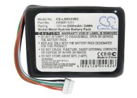 Ersatzakku - CS-LSR533RC - Logitech Squeezebox Radio - 12 Volt 2000mAh Ni-MH