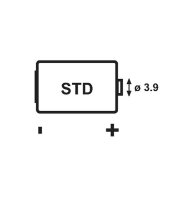 Xeno - XL-050F - 1/2 AA Mignon / ER14252 - 3,6 Volt 1200mAh Li-SOCl2 ohne Lötfahne
