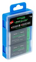 Patona Premium USB-C 2x 9 Volt Block Akkus 6F22 Lithium 3600mWh 1.5V aufladbar mit 1zu2 USB-C Kabel