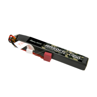 Gens ace - 7,4 Volt 1400mAh Li-Poly 25C 2S1P - Airsoft Gun Akku mit T-Plug