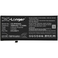 Ersatzakku - CS-IPH830XL - Apple iPhone XR / A1984 / 616-00468 - 3,8 Volt 3500mAh Li-Polymer