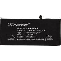 Ersatzakku - CS-IPH810HL - Apple iPhone 8 Plus / A1864 / 616-00367 - 3,82 Volt 3300mAh Li-Polymer