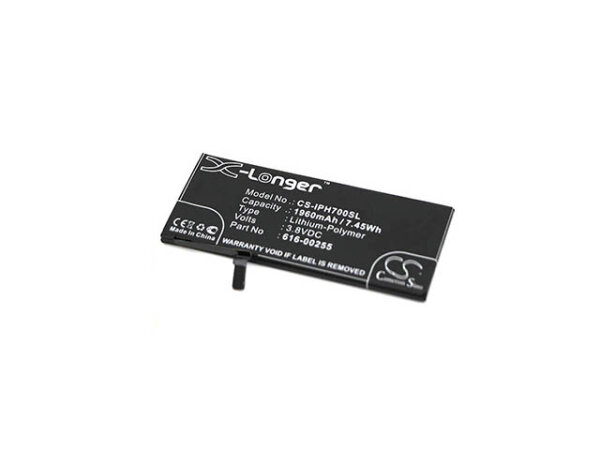 Ersatzakku - CS-IPH700SL - Apple iPhone 7 / A1660 / 616-00255 - 3,8 Volt 1960mAh Li-Polymer