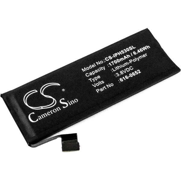 Ersatzakku - CS-IPH530SL - Apple iPhone 5s - 3,8 Volt 1700mAh Li-Polymer