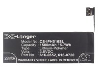 Ersatzakku - CS-IPH510SL - Apple iPhone 5s - 3,8 Volt 1500mAh Li-Polymer