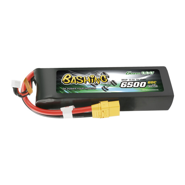 Ersatzakku 60C 3S1P Akku mit XT90-Bashing Serie - 11,1 Volt 6500mAh Li-Polymer