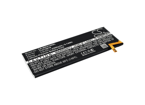 Ersatzakku für Wiko Highway Star / Higway Star 4G - 3,8 Volt 2300mAh Li-Polymer