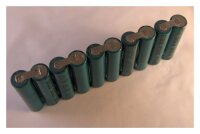 Akkupack für Antennenmessgerät VAROS 307 / Ultraschallgerät HS-1500 - 12 Volt Ni-MH - zum Selbsteinbau