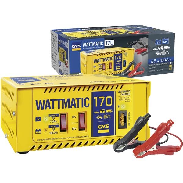GYS - WATTMATIC 170 - automatisches Bleiladegerät - 6-12 Volt