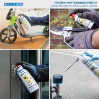 WEICON - W 44 T® Multi-Spray - 500 ml Schmier- und Multifunktionsöl mit 5-fach Wirkung und Multifunktionssprühkopf
