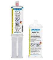 WEICON Easy-Mix PE-PP 50 – Konstruktionsklebstoff für spezielle Kunststoffe - 24ml