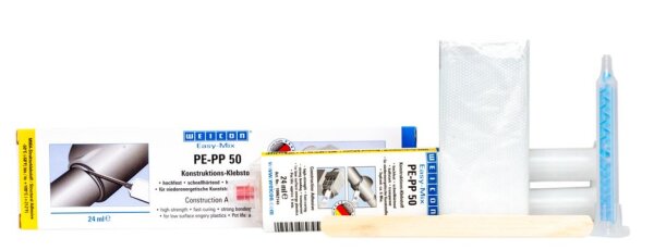 WEICON Easy-Mix PE-PP 50 – Konstruktionsklebstoff für PE, PP und TPE - 24ml (Set)