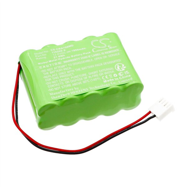 Ersatzakku für Codan Argus Infusionspumpe A707V / A708V - 12 Volt 1800mAh Ni-MH