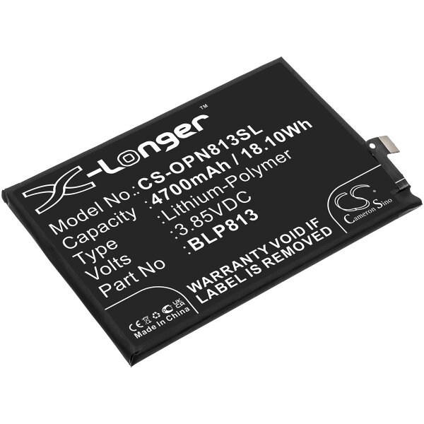 Ersatzakku für Oneplus BE2011 / BE2013 / BE2015 / Nord N100 - 3,85 Volt 4700mAh Li-Polymer