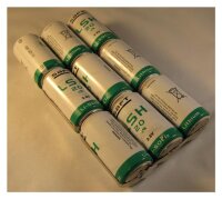 Batteriepack - 9LS33600 - 3,6 Volt 117000mAh Li-SOCl2 - mit Ableiter ca. 10cm