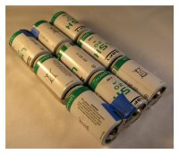 Batteriepack - 9LS33600 - 3,6 Volt 117000mAh Li-SOCl2 - mit Ableiter ca. 10cm