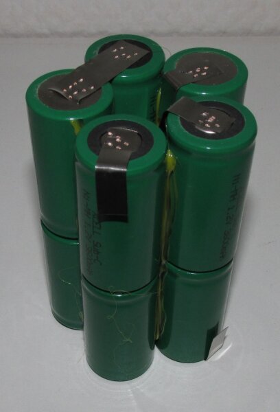 Akkupack für TREBLE-LIGHT SILVERLINE MX 8 - 12 Volt Ni-MH - zum Selbsteinbau