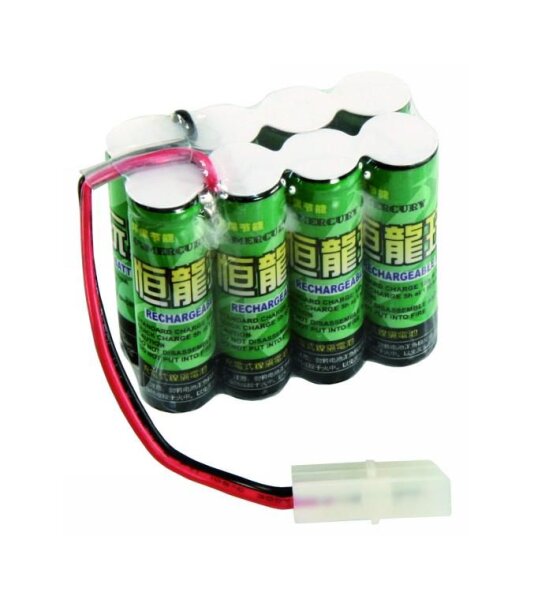 Akkupack - Würfel F2x4 - 9,6 Volt mit Tamiya-Buchse