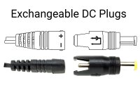 mascot - 36XX - austauschbarer EIAJ-Stecker 9000000201 - Set für Mascot Ladegeräte - 4 Stecker